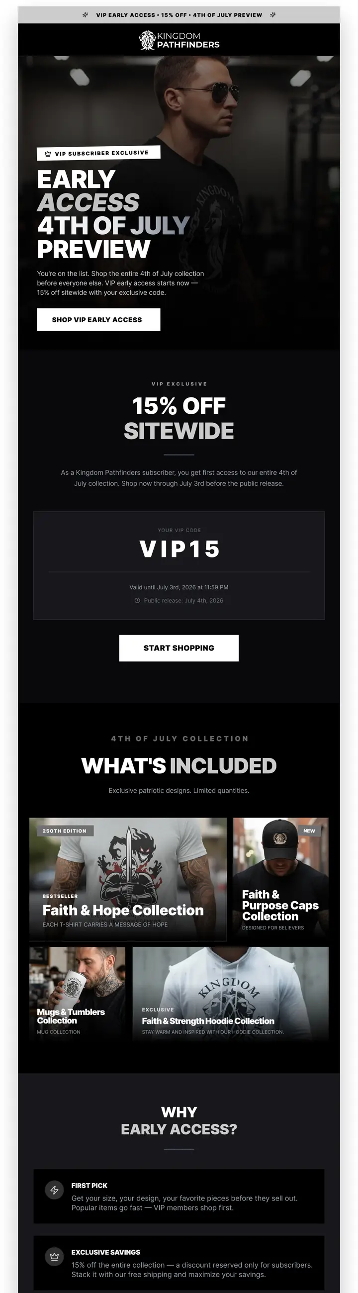 Email Campaign Design example — real email designed and coded by EmailDesign