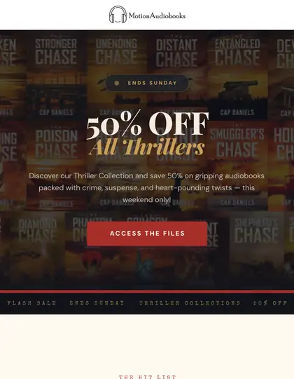 Sale campaign email design