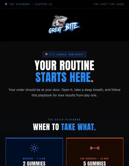 Post-purchase cross-sell email design
